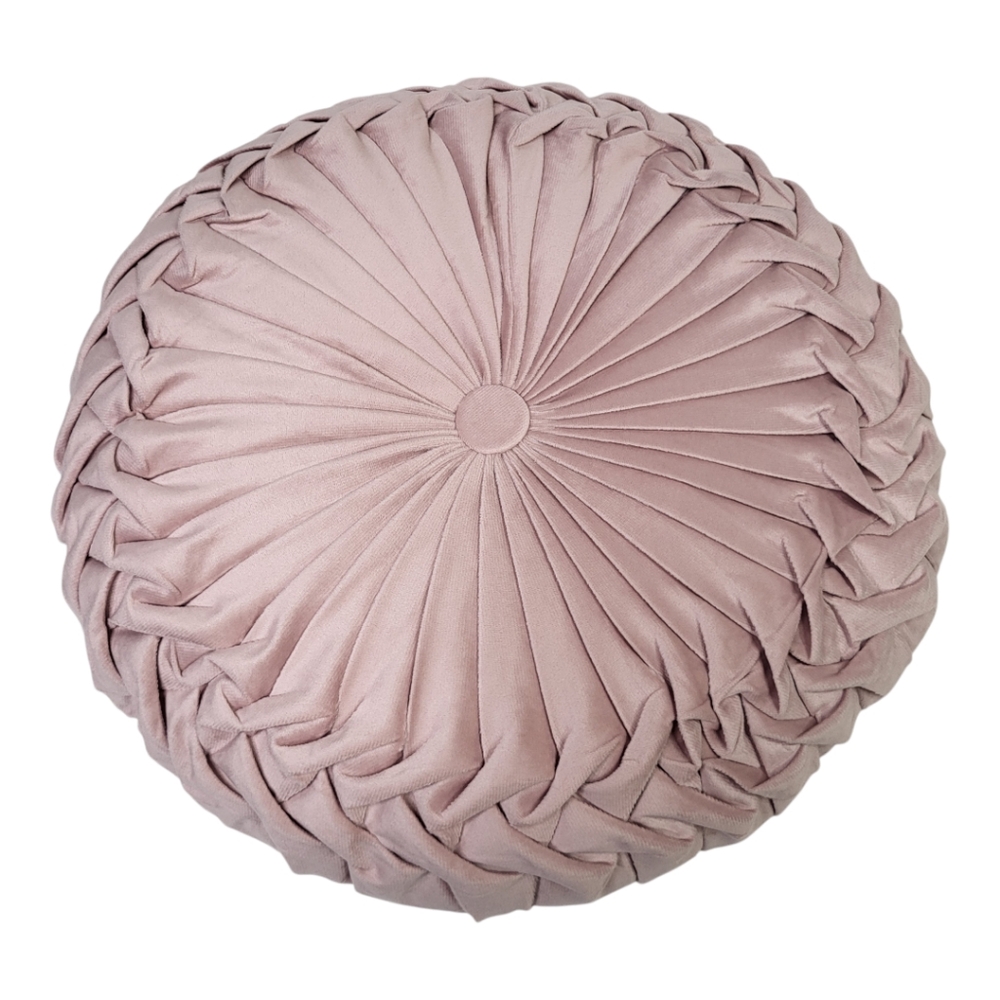 New Round Pintuck Pillow